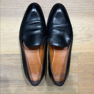 Everlane Black Leather Loafers